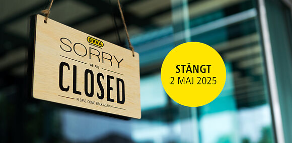 Vi är tyvärr stängda