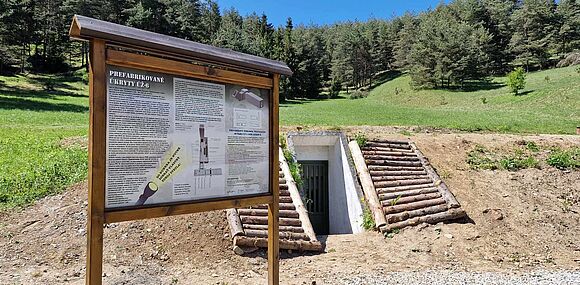 Vojenský bunker Schulerloch v Spišskej Novej Vsi zabezpečený pomocou AirKey